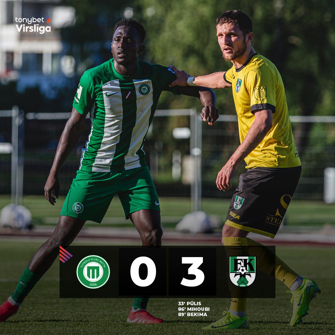 🔥 <a href="/FKTukums_2000/">Futbola Klubs Tukums 2000</a> spēles izskaņā gūst divus vārtus, ar rezultātu 3:0 pārspējot <a href="/FSMETTA/">FS Metta</a> .

📸: FK Metta
