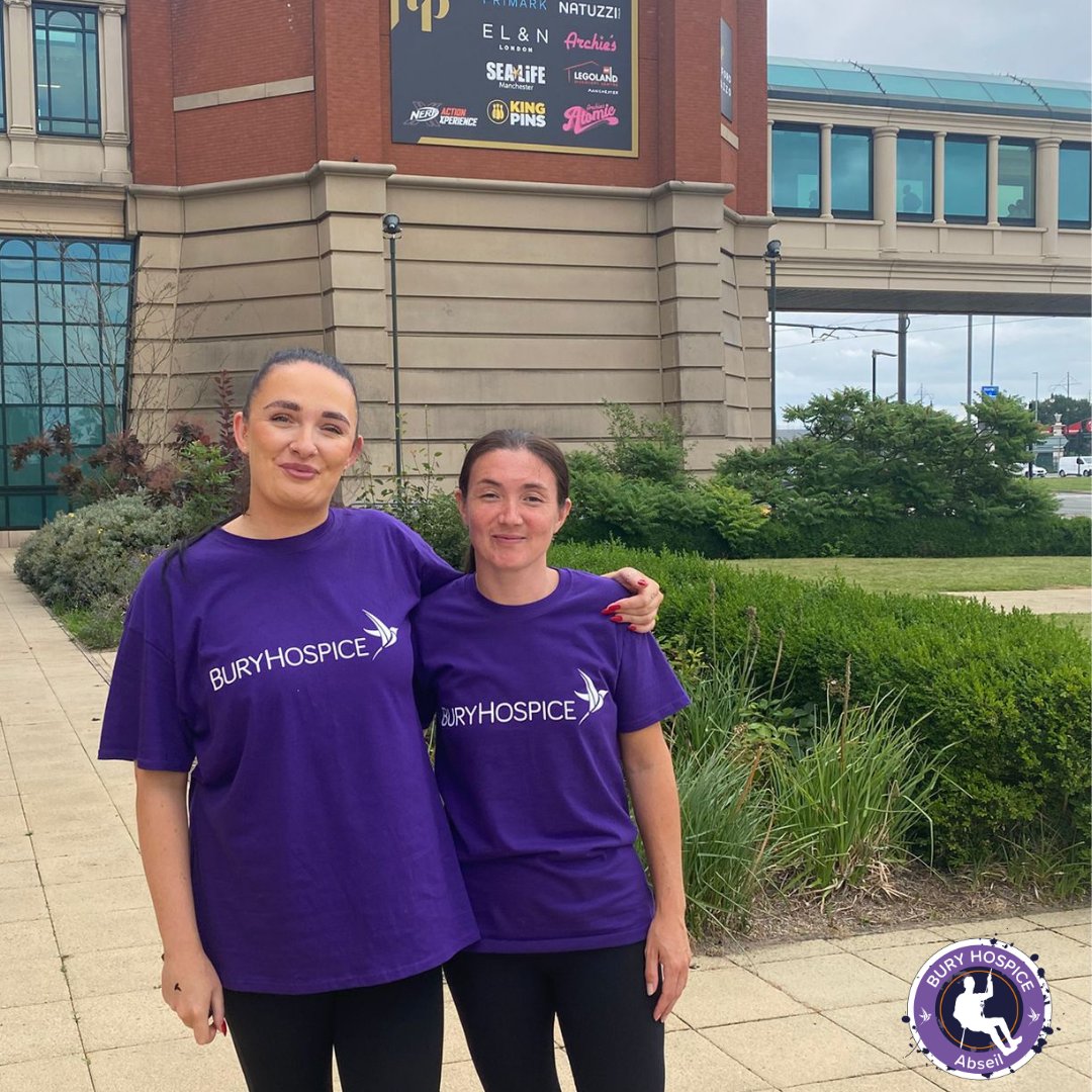 A huge thank you to our brave supporters who took on a 170ft abseil on Sunday.

Before they even saw a rope, they had to climb a massive twelve flights of stairs, and then face the drop!

They all did amazingly well and raised essential funds to support patient care.