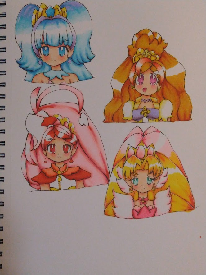 Go Princess Color swap!!

#precure #prettycure #precureart #fanart #illustration #プリキュア