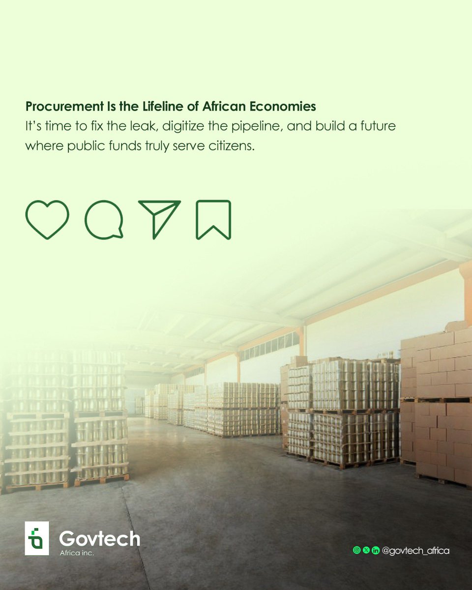 govtech_africa's tweet photo. It’s time to fix the leak and make procurement work for the people.
#GovTechAfrica #DigitalProcurement #FixTheLeak #OpenContracting #EProcurement https://t.co/ZcXZJN7JOh