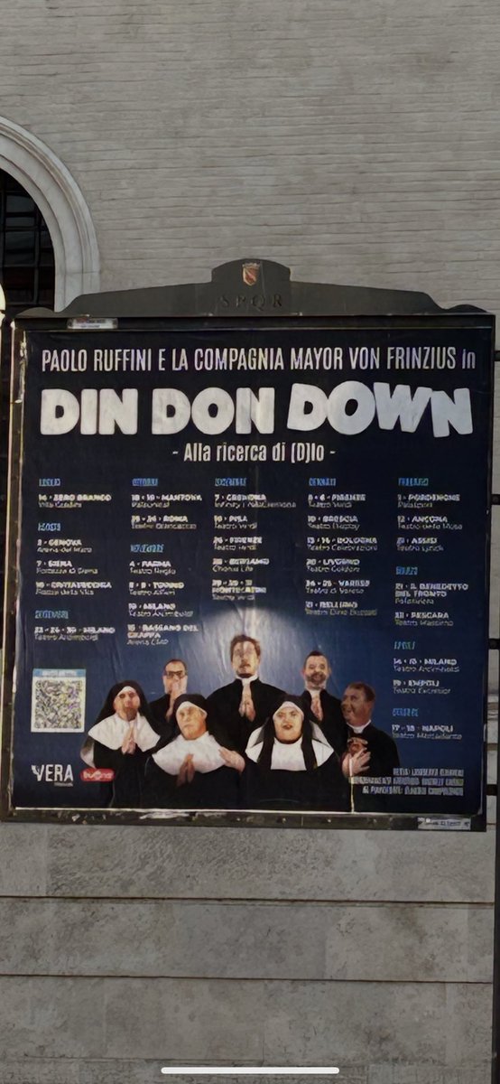 GrillingSome's tweet photo. Tour dates dropped for down syndrome people dressed as priests and nuns. https://t.co/uJpkwH4Px1