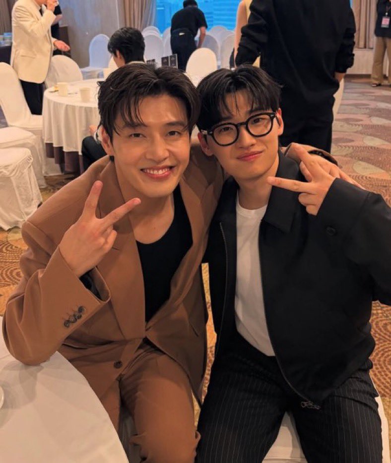 thinkerhaneul's tweet image. kang haneul and lee david