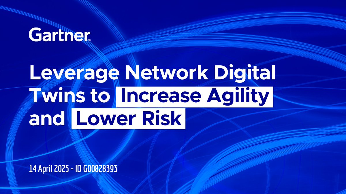 forwardnetworks's tweet image. “Through 2028, organizations using network digital twins to model their configuration and software/firmware updates will reduce their unplanned outages by 70%.” Read this Gartner® report to learn more.
bit.ly/46kuHbV