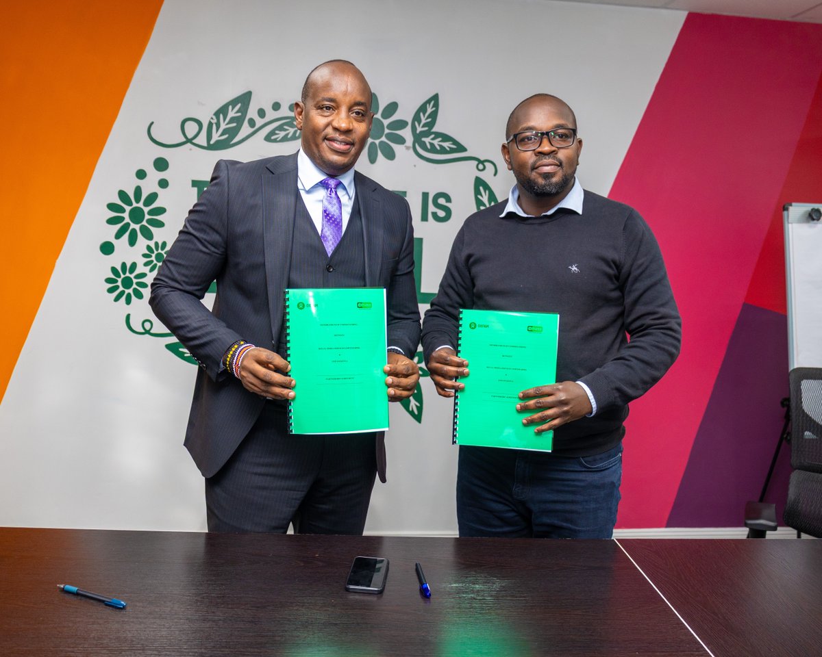 citizentvkenya's tweet photo. Royal Media Services and Oxfam in Kenya have signed a Memorandum of Understanding (MoU), strengthening a strategic partnership aimed at amplifying the voices of vulnerable communities and championing gender equality, poverty alleviation, and social justice

The MoU was signed by Mr. Linus Kaikai, Editorial Director at RMS, and Mr. Henry Isura, Acting Executive Director at Oxfam Kenya