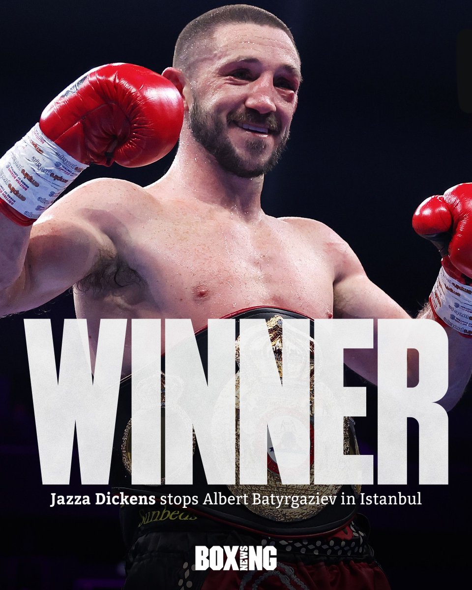 Boxing News (@boxingnewsed) on Twitter photo Huge win for <a href="/JazzaDickens10/">Jazza Dickens | Boxing</a>, who dismantles Albert Batyrgaziev in four rounds in Istanbul. 🔥
#BatyrgazievDickens Huge win for <a href="/JazzaDickens10/">Jazza Dickens | Boxing</a>, who dismantles Albert Batyrgaziev in four rounds in Istanbul. 🔥
#BatyrgazievDickens