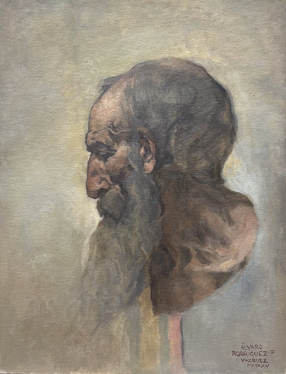 Álvaro Rodríguez-Peral (@alvarorpv2000) on Twitter photo Terminada mi copia del San Mateo de Eduardo Rosales. Muy feliz de haber podido estudiar a uno de los grandes maestros del XIX
<a href="/museodelprado/">Museo del Prado</a> #eduardorosales #rosales #museodelprado #retrato #sigloxix #arte #art Terminada mi copia del San Mateo de Eduardo Rosales. Muy feliz de haber podido estudiar a uno de los grandes maestros del XIX
<a href="/museodelprado/">Museo del Prado</a> #eduardorosales #rosales #museodelprado #retrato #sigloxix #arte #art