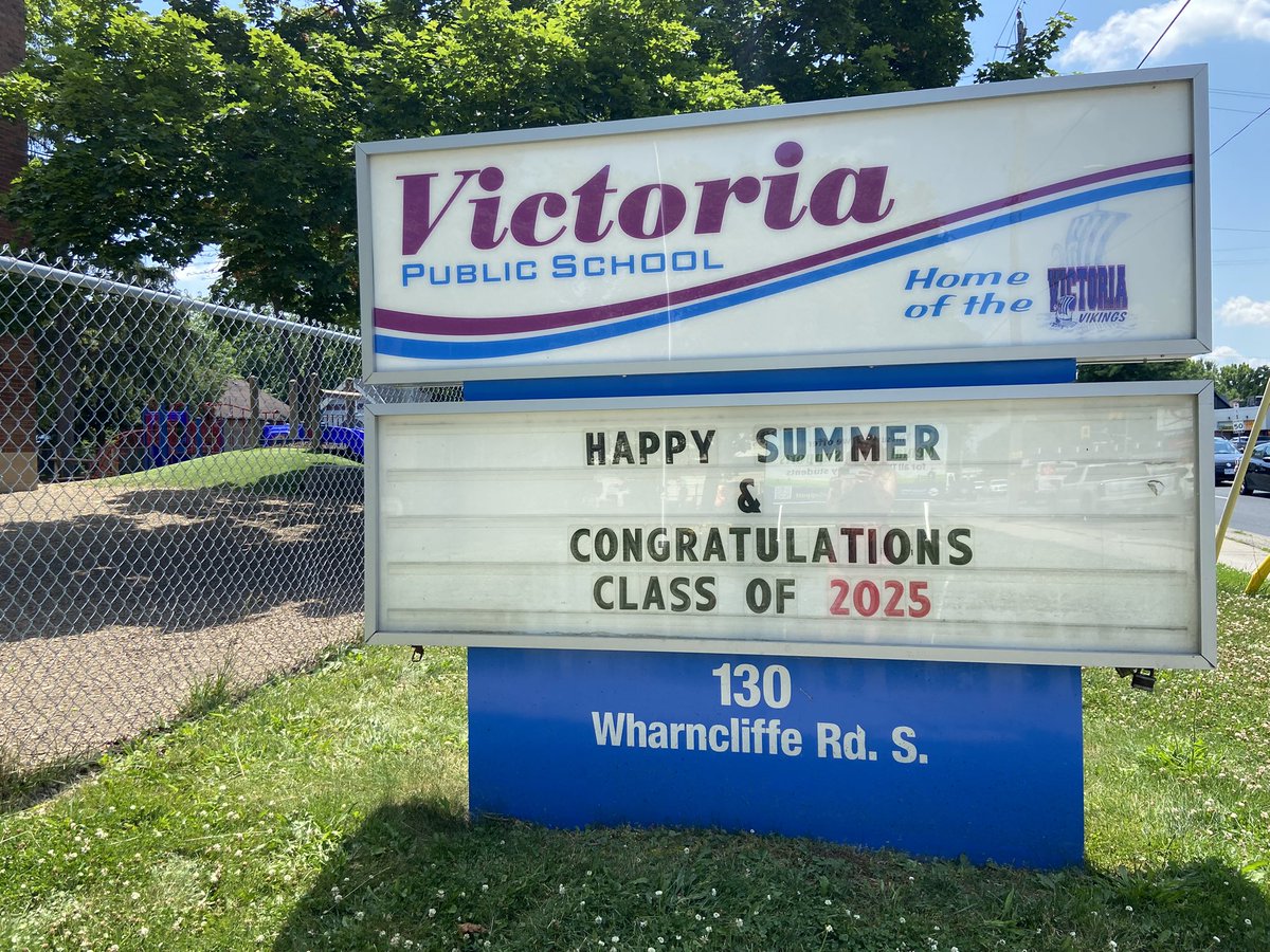 Victoria PS (@victoriapstvdsb) on Twitter photo Wishing our <a href="/VictoriaPStvdsb/">Victoria PS</a> Vikings community a safe & happy summer break!
Congratulations on all of your accomplishments class of 2025
See you in September Vikings
<a href="/TVDSB/">Thames Valley DSB</a> Wishing our <a href="/VictoriaPStvdsb/">Victoria PS</a> Vikings community a safe & happy summer break!
Congratulations on all of your accomplishments class of 2025
See you in September Vikings
<a href="/TVDSB/">Thames Valley DSB</a>