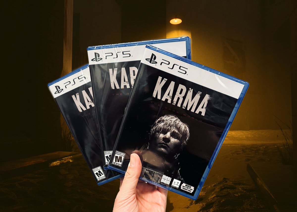 To celebrate KARMA: The Dark World's physical release, we're giving away a PS5 copy!📺 

👇 Like, Retweet, and Tag a friend to enter! We'll draw a winner on July 9th!

📺 Apologies this is only available to folks in the US📺 
<a href="/MeridiemGames/">Meridiem</a> <a href="/KarmaDarkWorld/">Karma: The Dark World</a>