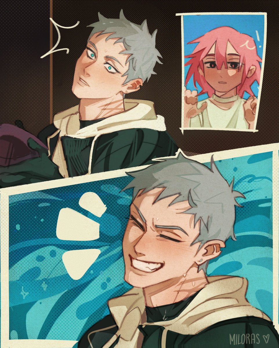 AngryMiloras's tweet image. Savior #alnst #till
I wanted to warm up a little before drawing the comic with them