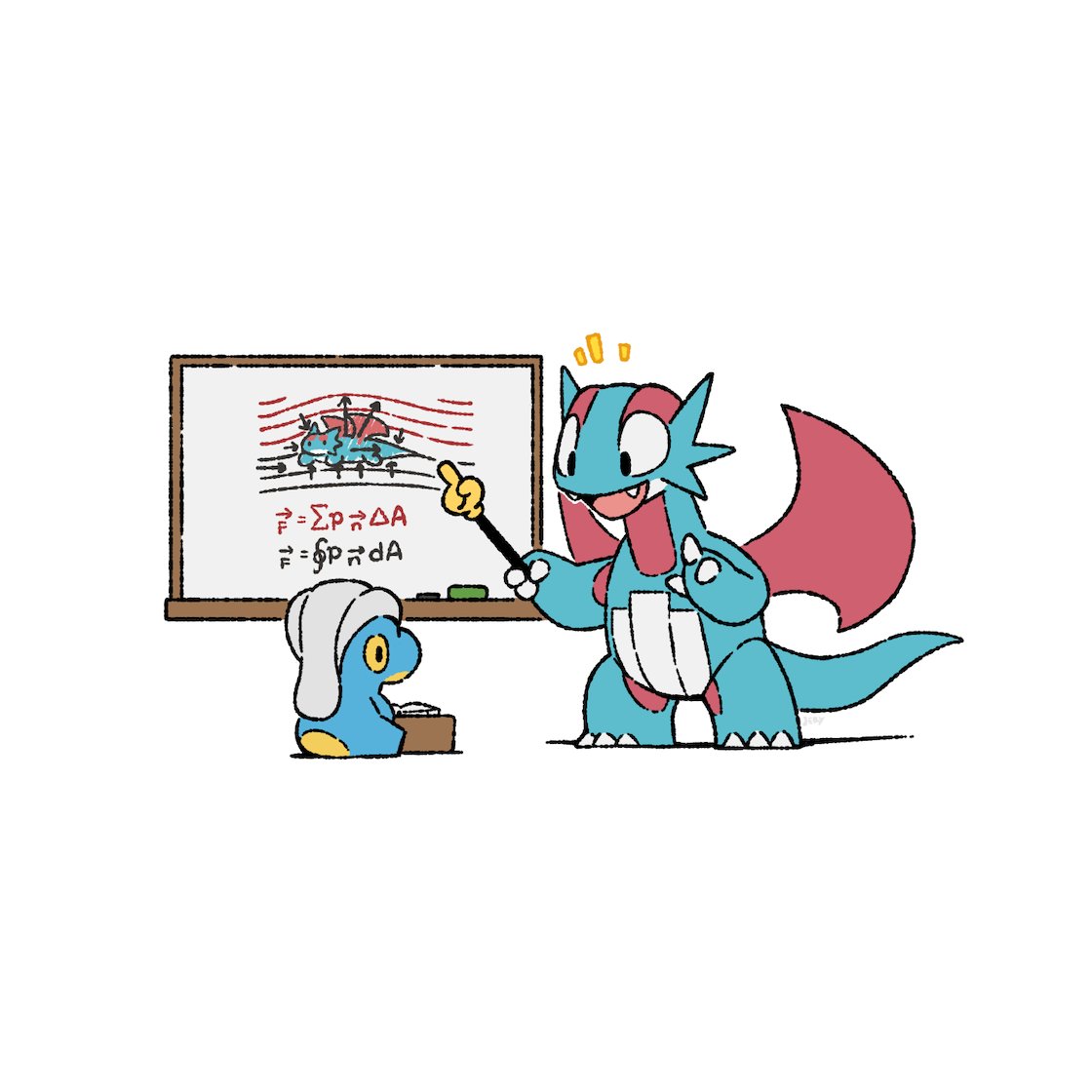 Pokemon doodle ko-fi commission.
Bagon and Salamence.