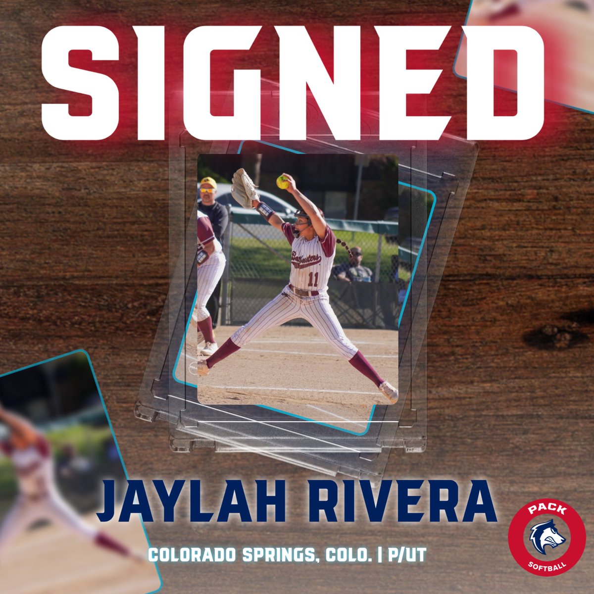 CSU-Pueblo Softball (@csupsoftball) on Twitter photo π¨π₯ WELCOME TO THE PACK π₯π¨
Jaylah Rivera has signed and committed to the Pack and will arrive in the fall
Rivera is a pitcher/utility player from Colorado Springs
#DevelopingChampions #Grit #Passion π¨π₯ WELCOME TO THE PACK π₯π¨
Jaylah Rivera has signed and committed to the Pack and will arrive in the fall
Rivera is a pitcher/utility player from Colorado Springs
#DevelopingChampions #Grit #Passion