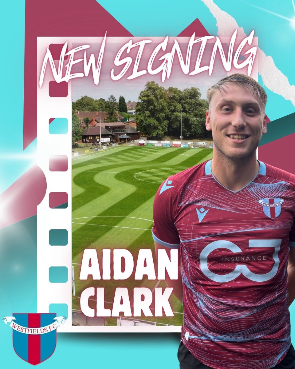 Westfieldsfc1's tweet image. NEW SIGNING ✍️ | Aidan Clark signs for Fields! Westfields are delighted to announce the signing of former Pershore Town and Evesham United striker Aidan Clark.

Aidan is a proven goalscorer at this level and has a number of strengths to his game that saw Danny Moon and the Fields…