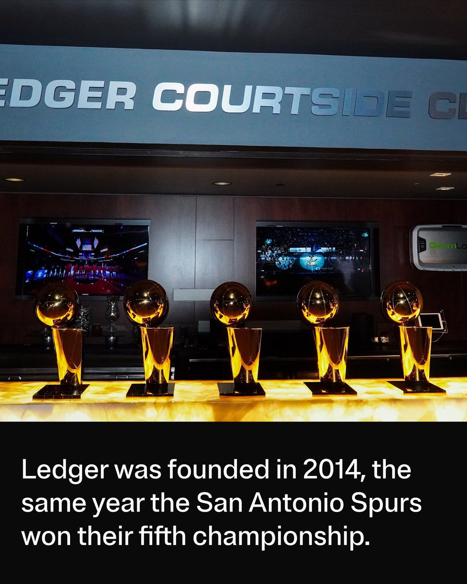 Ledger's tweet photo. Just getting started. 🔒 

🤝 @spurs https://t.co/KTL3pHA4cp