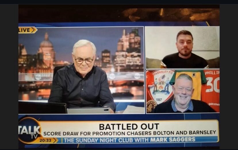 Ryan🎙 (@ryantrotchat) on Twitter photo I had the pleasure of sharing the small screen with Alan after one of the many Barnsley vs Bolton fixtures.
He was a lovely man who loved the beautiful game.
Everyone at <a href="/TrotterChatPod/">Trotter Chatter: The Bolton Wanderers Podcast</a> send their condolences to Alan’s family and friends. I had the pleasure of sharing the small screen with Alan after one of the many Barnsley vs Bolton fixtures.
He was a lovely man who loved the beautiful game.
Everyone at <a href="/TrotterChatPod/">Trotter Chatter: The Bolton Wanderers Podcast</a> send their condolences to Alan’s family and friends.