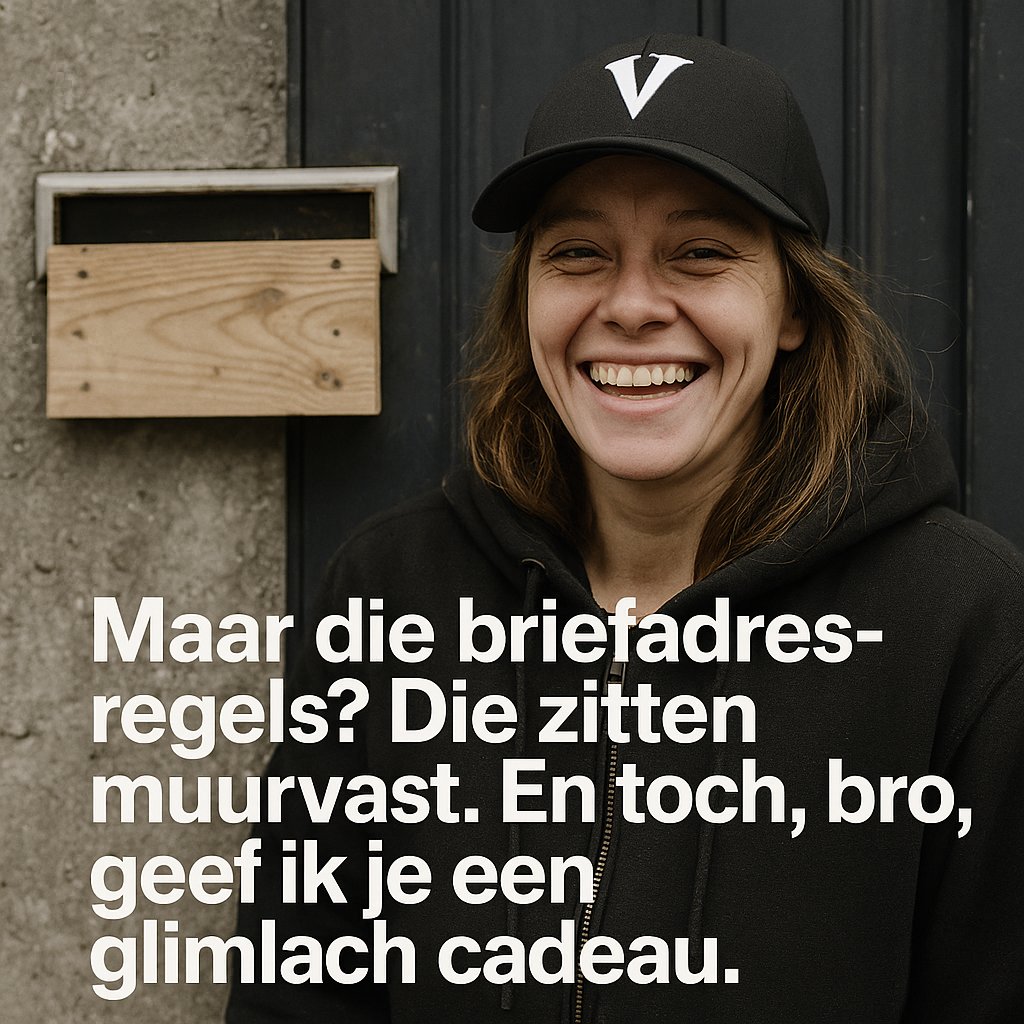 Zonder adres besta je voor de overheid niet.

Maar wij zien haar wel.

#IedereenTeltMee

#Vagebond #BriefadresNu #DakloosNietWortelloos #SocialeRechtvaardigheid #Straatverhaal #MenselijkGezicht #OnzichtbaarZichtbaar #Solidariteit #RechtOpBestaan #LaatJeZien