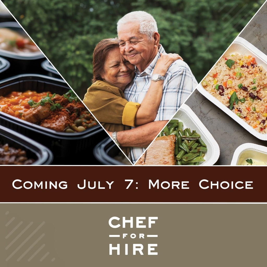 Now our customers can enjoy more variety, more flexibility, and more of the meals they love. Easily place your order by phone — so give us a call to get started! 

Call 317-802-1942 (Opt 3) for more information.

#ChooseMyMeal #ChefForHire #SeniorNutrition #MealChoiceMatters