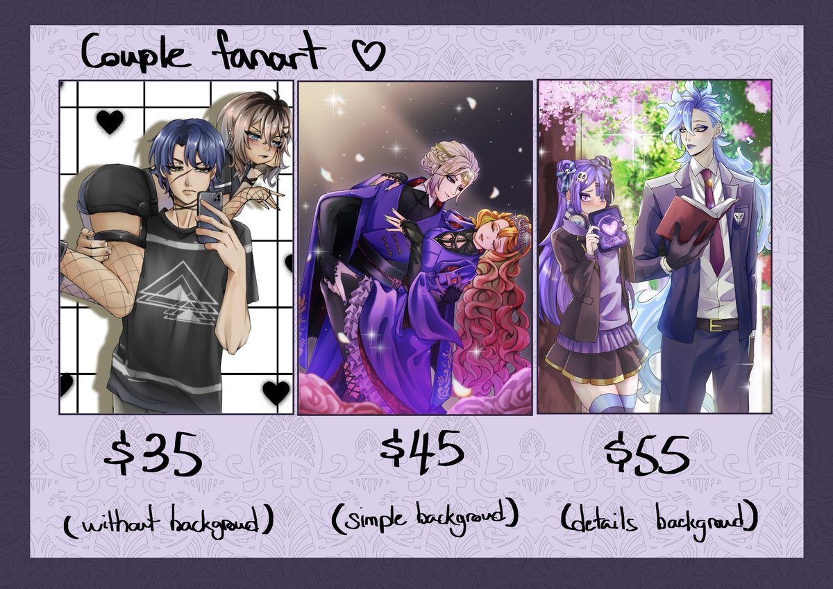 HayateJoyce's tweet photo. JULY COMMISSION IS OPEN NOW ‼️‼️💀✨ (only for 3 slots cuz i might busy on artfight akdkskxskc)

PLS READ for more details !

Feel free to dm me if u have any question 💖✨

#commissionwork #commisionsopen #commissionartist #digitaldrawing #digitalartist #July2025 #twst https://t.co/33A5Kuf9uO