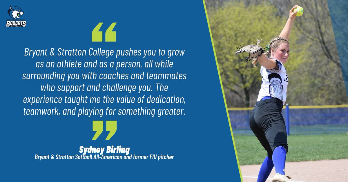 Sydney Birling was the program’s first #NJCAA All-American. Here’s why she valued her time at B&amp;SC.

#WhyBSCSoftball