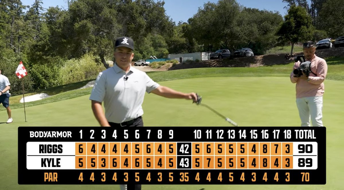 I actually can’t believe you put these videos out and GHIN is public information <a href="/RiggsBarstool/">Riggs</a>