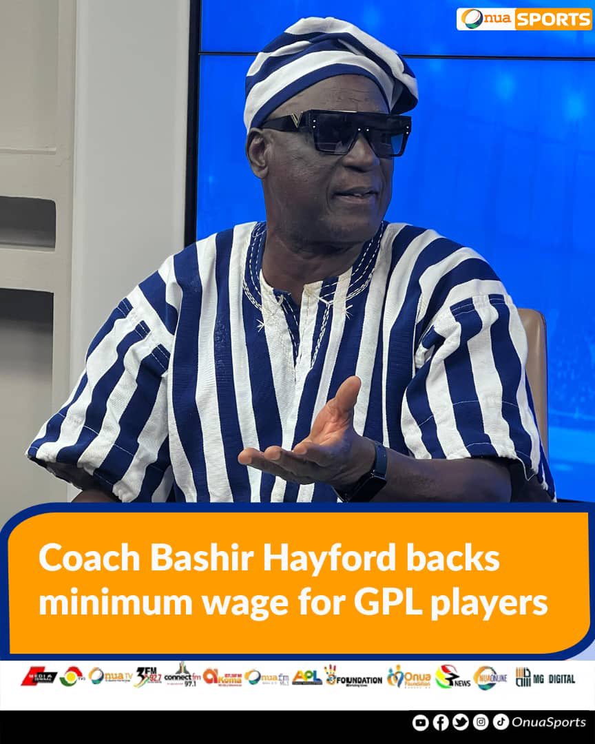 Heart of Lions coach Bashir Hayford is in support of a salary threshold for Ghana Premier League players. 

#OnuaSports