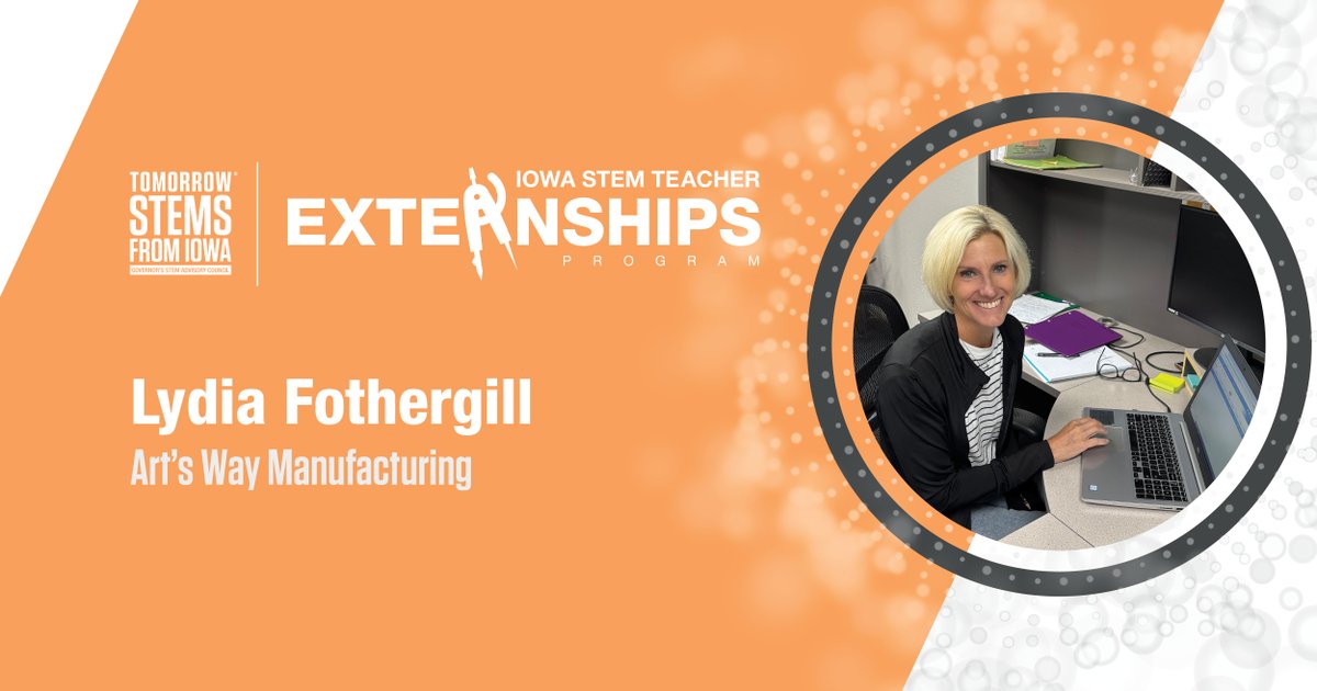 Lydia worked at ArtsWay Manufacturing as part of purchasing team.  She learned about the math involved with purchasing/buying materials in a manufacturing setting.  We can't wait to see how she incorporates this experience into her classroom!