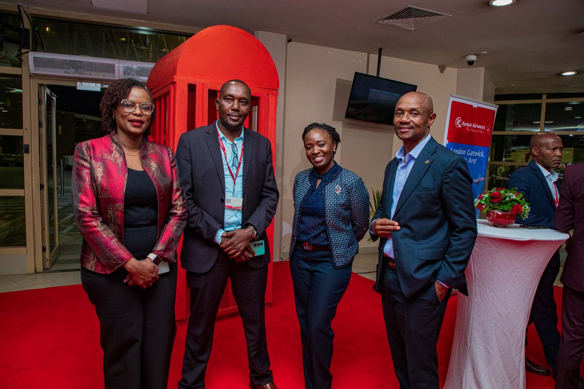 KenyaAirways's tweet photo. Guests have arrived at Gate 24, JKIA, for a memorable evening as we mark the official send-off to Gatwick.

#KQLondonGatwick #ThePrideOfAfrica https://t.co/R60kEBF7qv