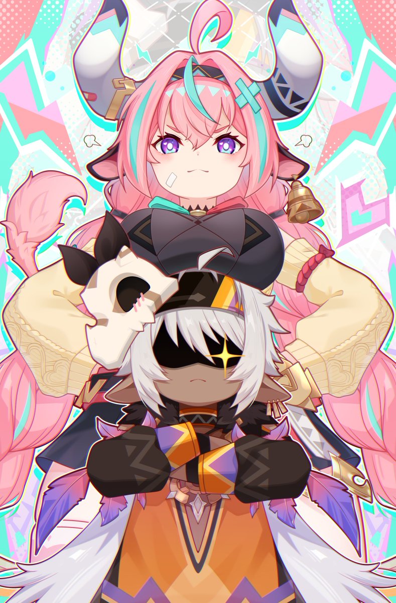 MiminMing's tweet image. 合★体

#GenshinImpact #varesa #iansan