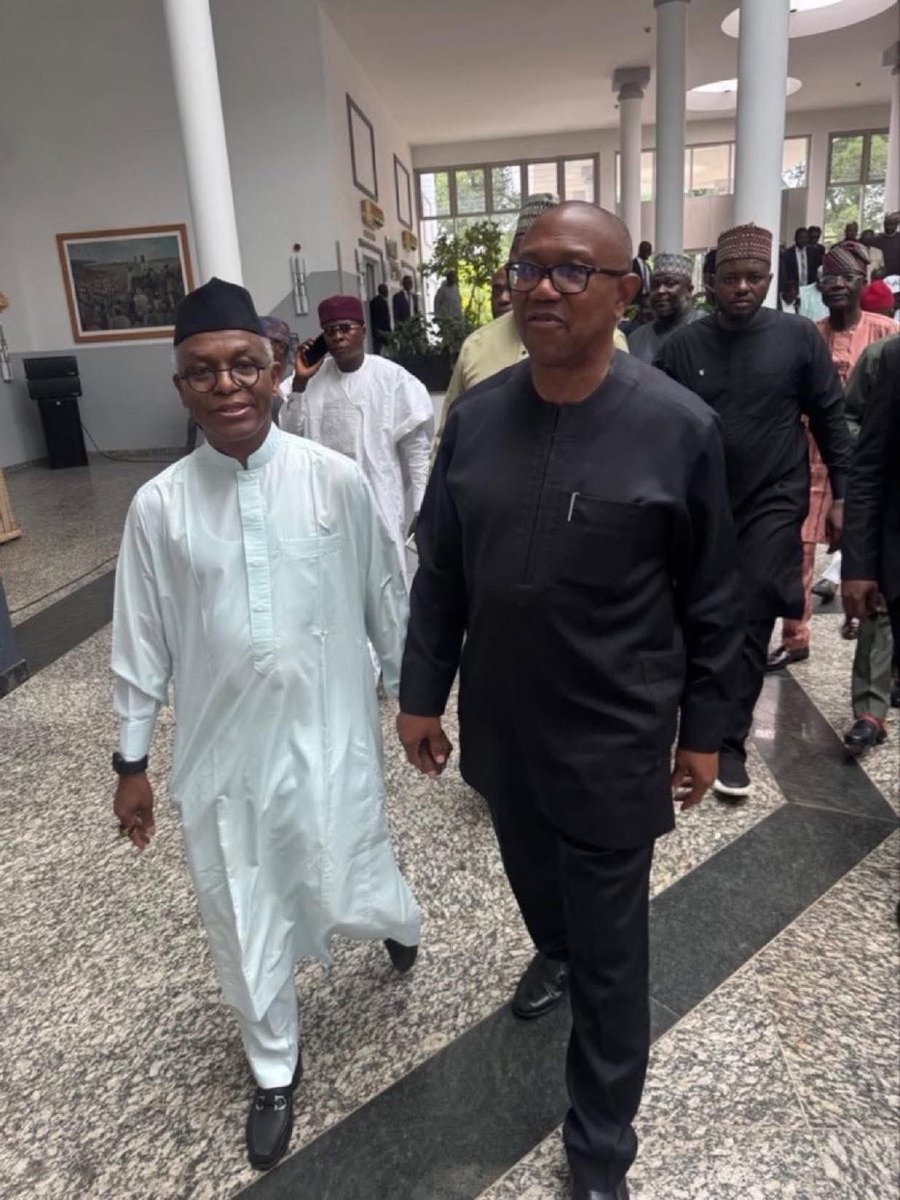 Peter Obi will hold hands with anything to become President 😆