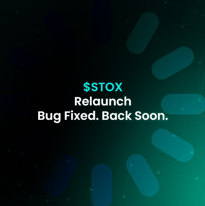 StoxFiSol's tweet photo. 🚨We paused the $STOX launch earlier due to a LP deployment bug. No funds were affected everything is under control.   

Relaunching now on https://t.co/am0Gqt3cnr, going live in the next few minutes.  

Same allocations: everyone will receive the exact same amount of $STOX as planned. Thanks for your trust, let’s make this a smooth launch.
