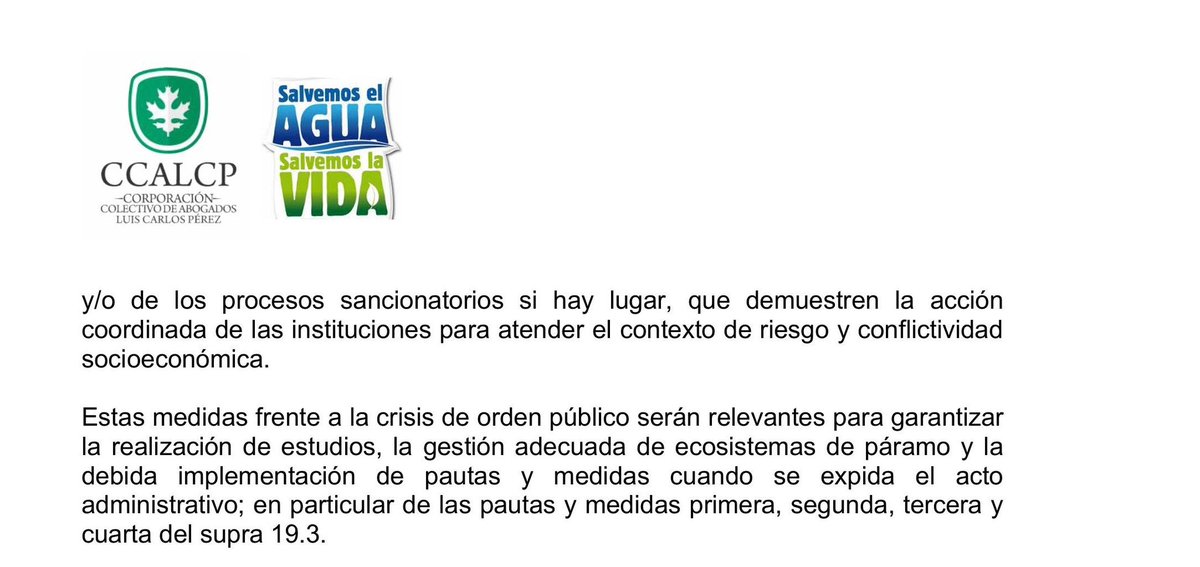 CCALCP (@ccalcp) on Twitter photo #Bucaramanga 2 de julio de 2025. Pronunciamiento de accionantes de la T-361 de 2017 @Ccalcp <a href="/ComiteSanturban/">Comité Santurbán</a> en el marco de la Audiencia de verificación del fallo. El @MinambienteCo será la autoridad ambiental encargada de delimitar el Páramo de Santurbán bajo estrictos criterios #Bucaramanga 2 de julio de 2025. Pronunciamiento de accionantes de la T-361 de 2017 @Ccalcp <a href="/ComiteSanturban/">Comité Santurbán</a> en el marco de la Audiencia de verificación del fallo. El @MinambienteCo será la autoridad ambiental encargada de delimitar el Páramo de Santurbán bajo estrictos criterios