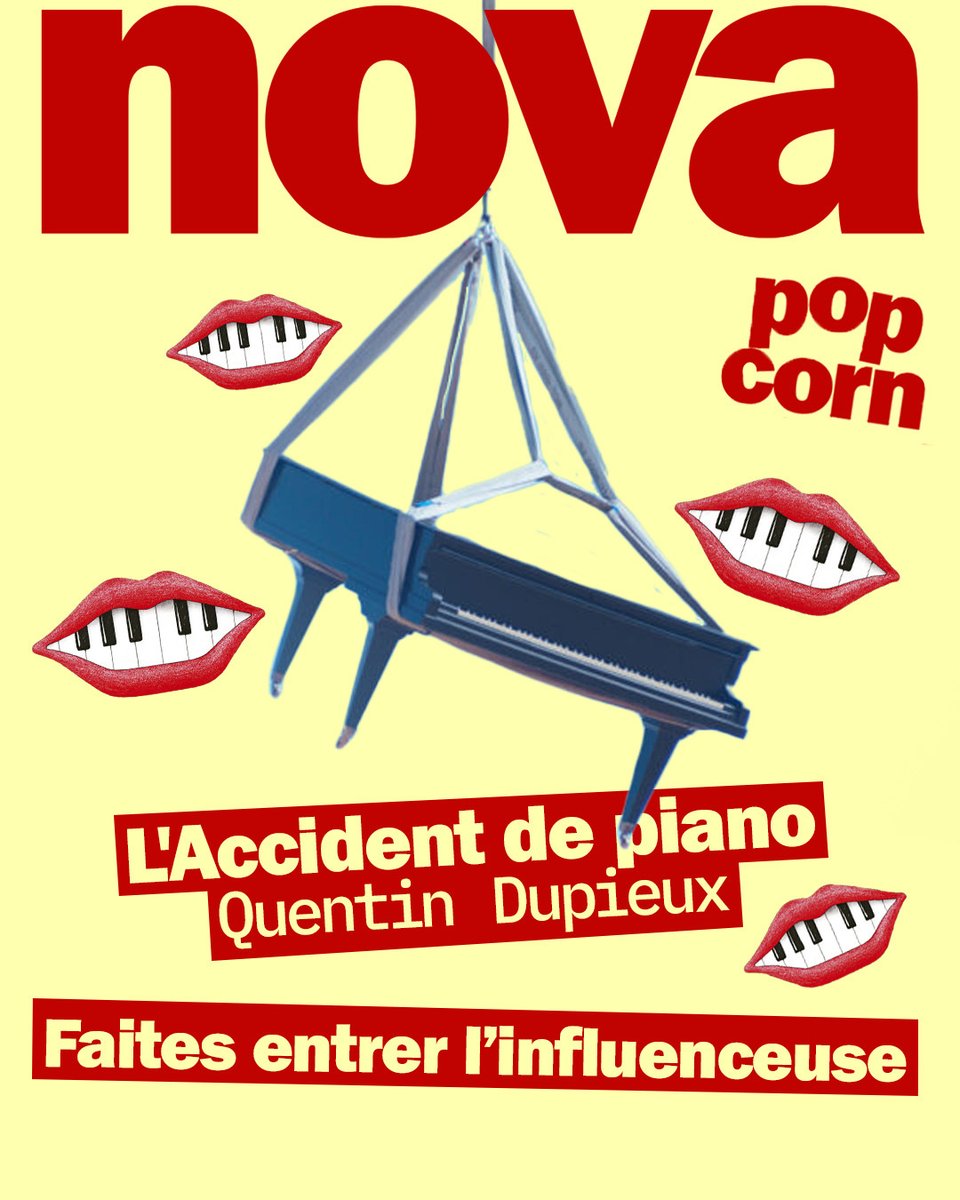 Radio Nova vous guide parmi les nouveautés en salles 🎞️ Et cette semaine s’il ne fallait voir qu’un film, ce serait « L’Accident de piano » de Quentin Dupieux 🎹

Alex Masson vous livre sa chronique ciné tous les mercredis à 9h30 et 14h30 sur Radio Nova, à retrouver aussi en