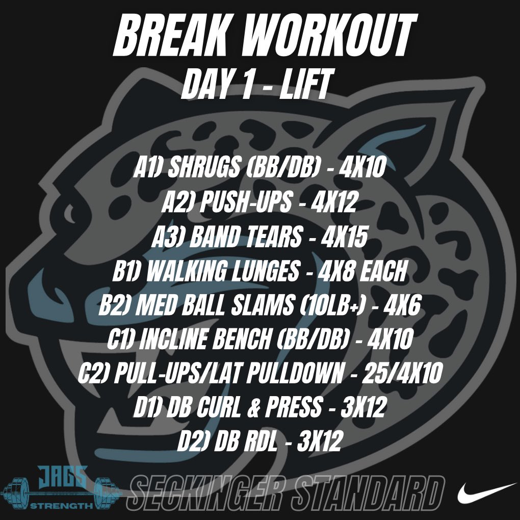 SKG_Strength's tweet image. Lift &amp;amp; Conditioning Workout - Day 1