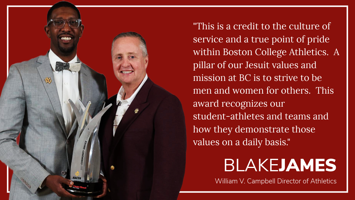 Boston College (@bostoncollege) on Twitter photo The <a href="/BCEagles/">Boston College Eagles</a> Athletics Department was the 2025 Community Service Award winner, presented by <a href="/NACDA/">NACDA</a> & <a href="/Fiesta_Bowl/">Fiesta Sports Foundation</a>.
π bit.ly/FiestaBowlCommβ¦ The <a href="/BCEagles/">Boston College Eagles</a> Athletics Department was the 2025 Community Service Award winner, presented by <a href="/NACDA/">NACDA</a> & <a href="/Fiesta_Bowl/">Fiesta Sports Foundation</a>.
π bit.ly/FiestaBowlCommβ¦