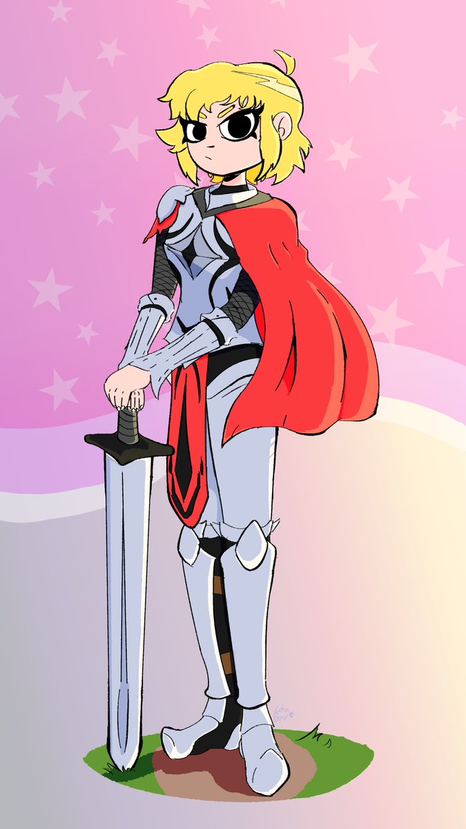 cokoberd's tweet image. Just finished my first attack in #ArtFight! Took some notes from the Scott Pilgrim art style since the character's hair is based off of such. This was a break while I work on one of my major attacks, but it was fun!
Lucille by songofthemoon on Artfight!