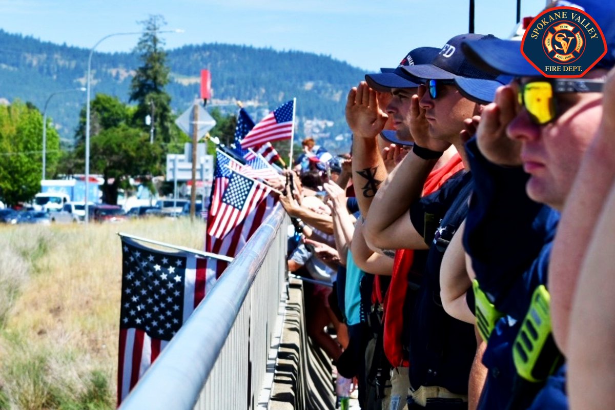 HONORING HEROES 

Here is more from yesterday's incredible outpouring of support from our community as the fallen Battalion Chiefs from the Coeur d' Alene Fire Department and Kootenai County Fire &amp; Rescue were escorted home to North Idaho. 

#NeverForgotten