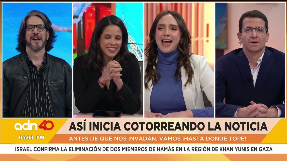 adn40 (@adn40) on Twitter photo Diviértete y aprende en #CotorreandoLaNoticia con <a href="/soytrillo_/">SoyTrillo</a>, <a href="/RominaRamosC/">Romina Ramos</a>, <a href="/JuanLecanda/">Juan Lecanda</a> y <a href="/GabrielaPrietoD/">Gabriela Prieto</a> 🦜| live.adn40.mx Diviértete y aprende en #CotorreandoLaNoticia con <a href="/soytrillo_/">SoyTrillo</a>, <a href="/RominaRamosC/">Romina Ramos</a>, <a href="/JuanLecanda/">Juan Lecanda</a> y <a href="/GabrielaPrietoD/">Gabriela Prieto</a> 🦜| live.adn40.mx