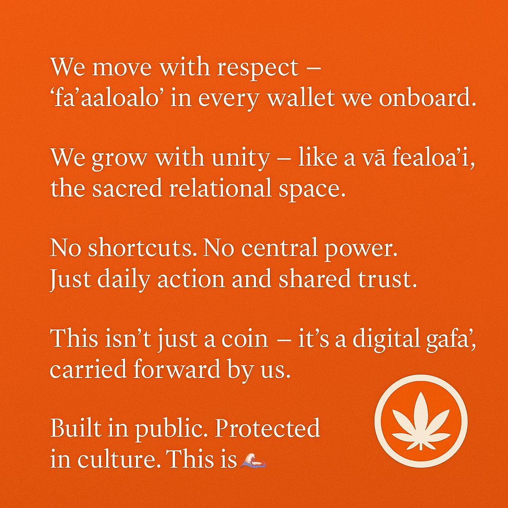 pvtSamoa's tweet photo. We don’t shill. We onboard.
Weedcoin rebuilt itself after the deployer vanished — now it’s live in 3 continents, with land, merch, and 200+ daily education drops.
No VCs. No insiders. Just community.
🌐 https://t.co/OwDXPPmnTx
#memejoint #weedcoin #frommemetomovement
#CannabisCommunity
