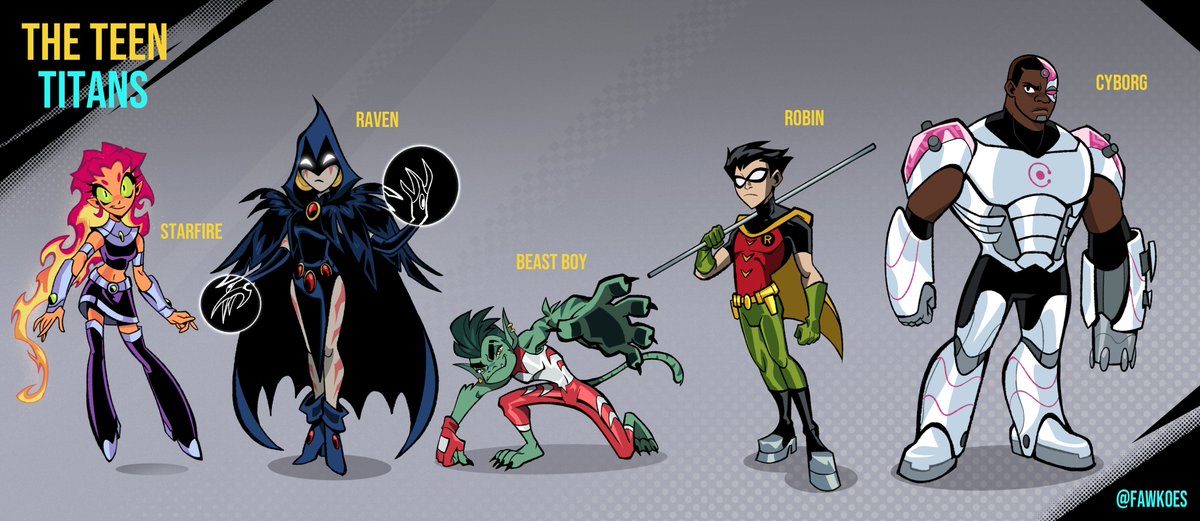 teen titans redesign