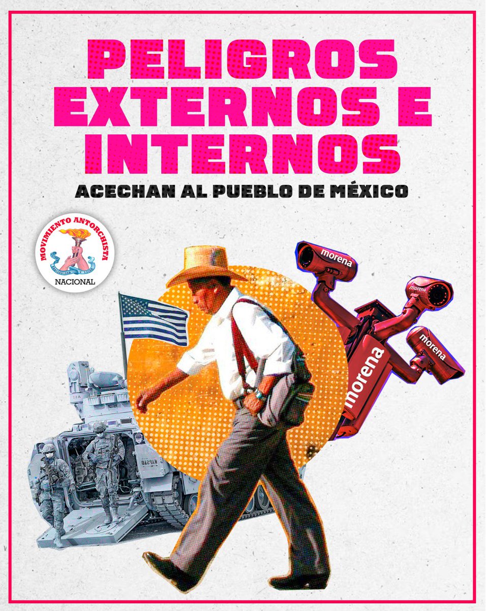 #MéxicoAmenazado y no hay plan ni acciones para volvernos un país independiente, vigoroso, culto, bien preparado científica, cultural y militarmente para mirarse cara a cara como iguales con otros países del orbe.