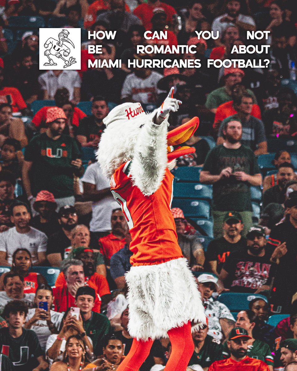 UM_Sebastian's tweet image. 60 DAYS UNTIL WE’RE BACK @hardrockstadium‼️‼️
There’s nothing better than hearing 60,000 fans chanting and cheering for our Canes 😤🤞
I know I’m excited for @canesfootball to take the field on Aug. 31 for our season opener, are 🙌⁉️
#ItsAllAboutTheU #GoCanes