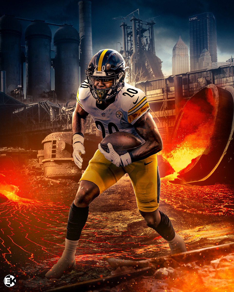 Kaleb Johnson ➡️ Pittsburgh Steelers Design