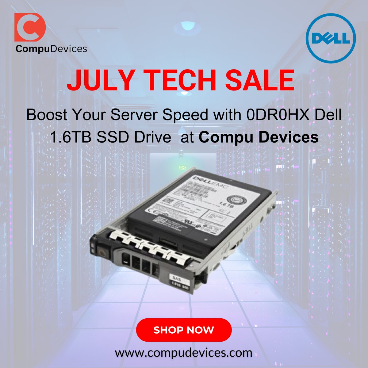 CompuDevices's tweet image. Boost Your Server Speed with 0DR0HX Dell 1.6TB SSD Drive!

#SolidStateDrives #Dell #TLCSSD #SASSD #DellSSD #MixedUseSSD #HotPlugSSD #InternalSSD #SolidStateDrives #StorageDevices #CompuDevices #JulyTech #JulySales #Sales #TechSales