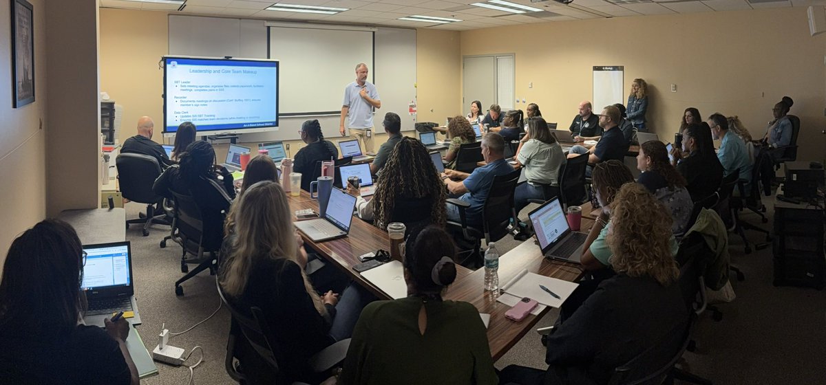 Bryan Russell (@bryanmrussell) on Twitter photo True testament to the prioritization of MTSS by our teams in <a href="/pbcsd/">The School District of Palm Beach County</a> - absolutely PACKED admin training today. A true pleasure to present to these leaders w/ the dream team of <a href="/JoyMaiden1/">Joy Maiden</a> & <a href="/AllisonSimons39/">Allison Simons</a>.
We are excited for next steps on ALL campuses 👏 👏 <a href="/CarrieRullo/">Carrie Rullo</a> True testament to the prioritization of MTSS by our teams in <a href="/pbcsd/">The School District of Palm Beach County</a> - absolutely PACKED admin training today. A true pleasure to present to these leaders w/ the dream team of <a href="/JoyMaiden1/">Joy Maiden</a> & <a href="/AllisonSimons39/">Allison Simons</a>.
We are excited for next steps on ALL campuses 👏 👏 <a href="/CarrieRullo/">Carrie Rullo</a>