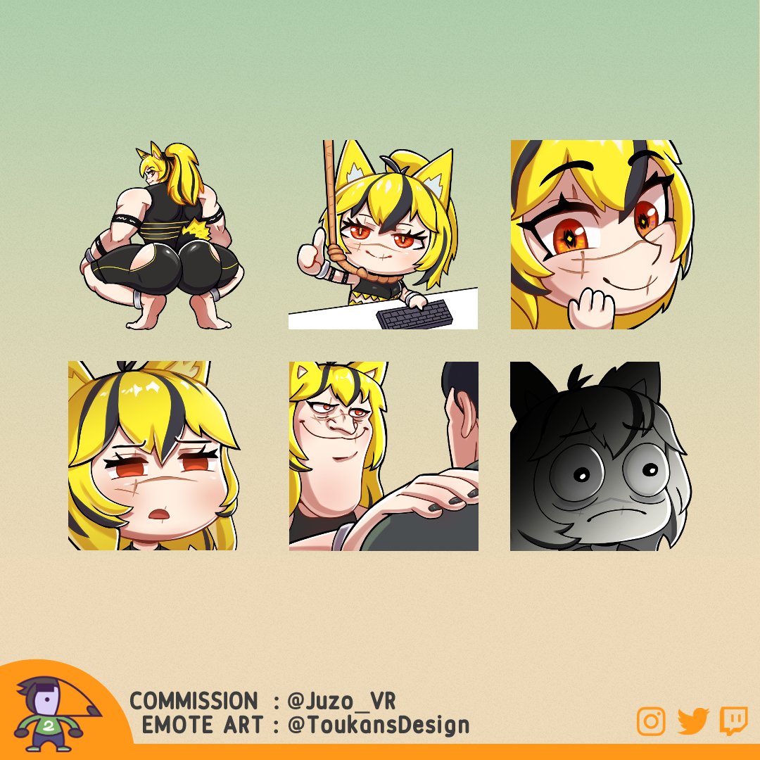 Some cursed emote commission