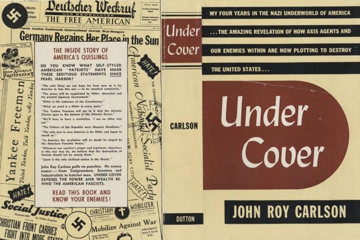 "Reading [Arthur Derounian’s] work today feels like a Hollywood prequel script recounting a villain’s origin story."   

<a href="/mbobelian/">Michael Bobelian</a> on the relevance of "Under Cover,” the 1943 exposé of the United States’ Nazi underworld, for <a href="/LAReviewofBooks/">Los Angeles Review of Books</a>: 

lareviewofbooks.org/article/the-fi…