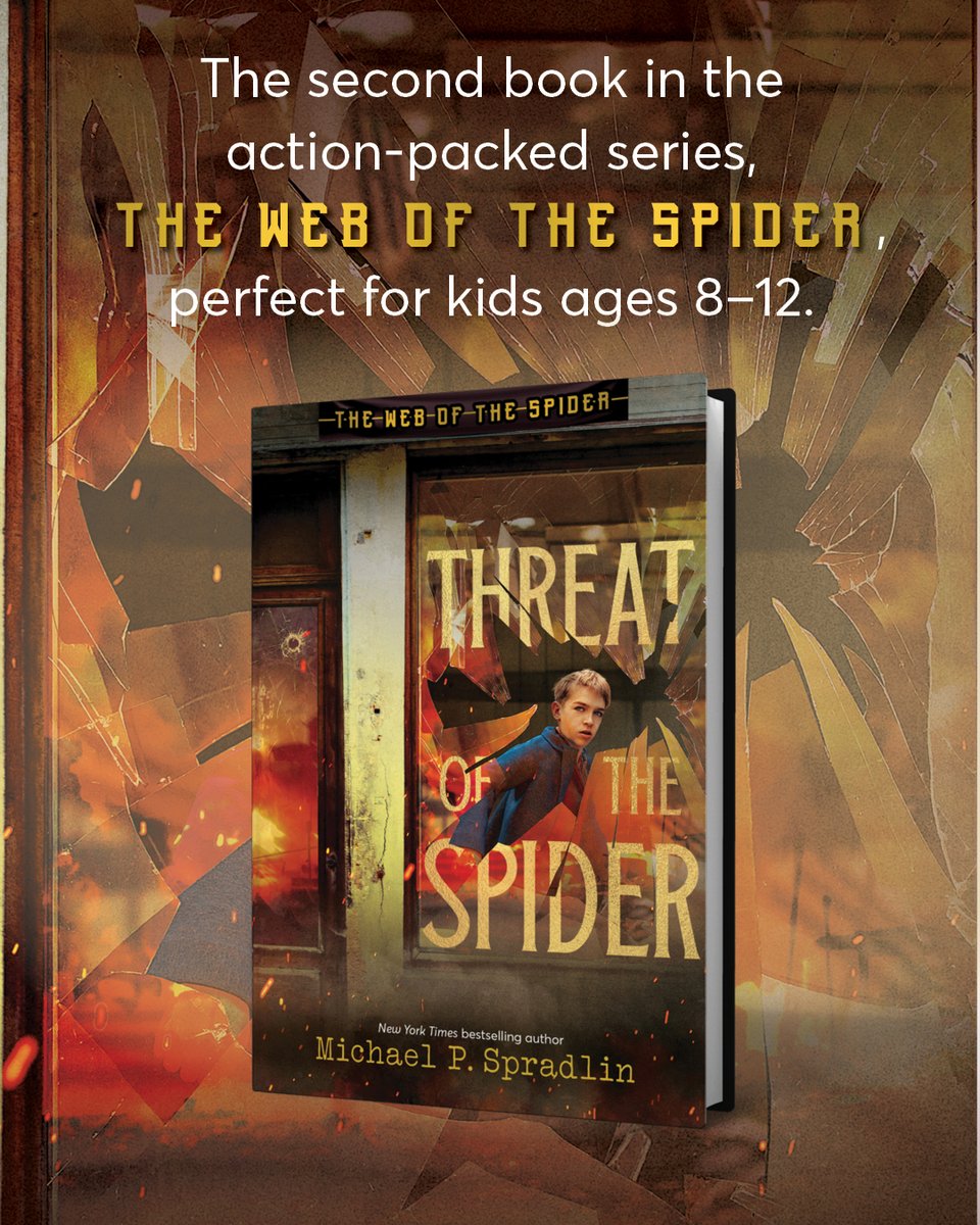 Simon Kids (@simonkids) on Twitter photo A twelve-year-old boy searches for his father and fights for free press amid the chilling rise of Hitler’s Germany in this second book in the action-packed middle grade series Web of the Spider by <a href="/MSpradlinAuthor/">Michael P Spradlin</a>. #ThreatOfTheSpider A twelve-year-old boy searches for his father and fights for free press amid the chilling rise of Hitler’s Germany in this second book in the action-packed middle grade series Web of the Spider by <a href="/MSpradlinAuthor/">Michael P Spradlin</a>. #ThreatOfTheSpider