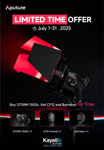 An Aputure Limited Time Offer: bio.link/kayellaustralia ❤️ 🖤