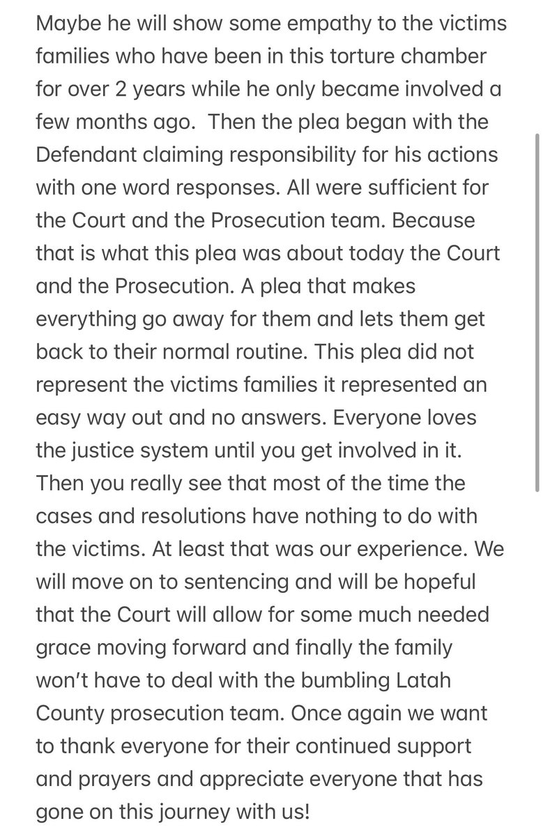 New statement from Goncalves family after today’s Kohberger plea deal: