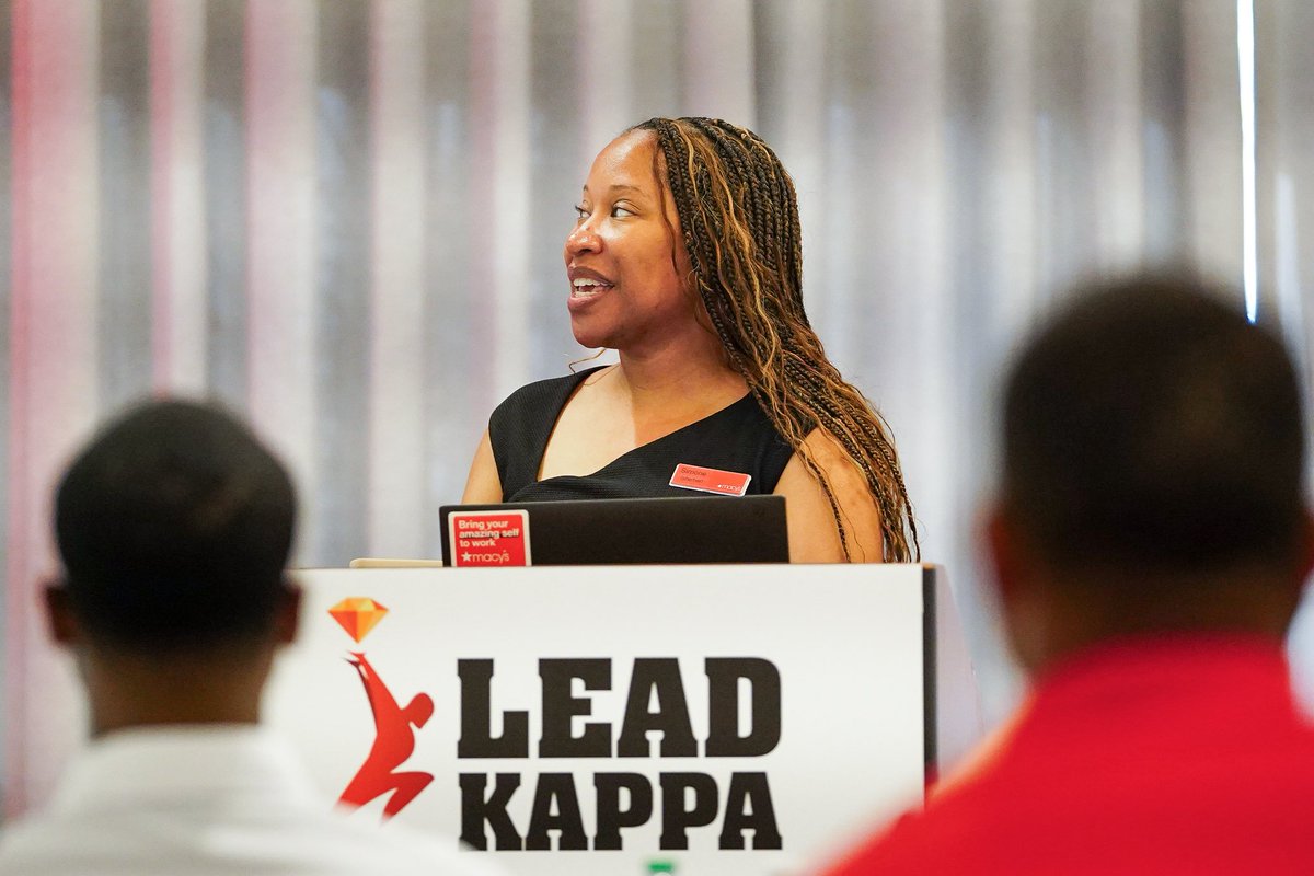 kapsi1911's tweet image. Thank you to @Macys for leading the “Suit Up for Success” workshop at #LeadKappa2025! 💼 Execs Tee Thompson & Simone Laws dropped gems on dressing for the corporate world. 👔