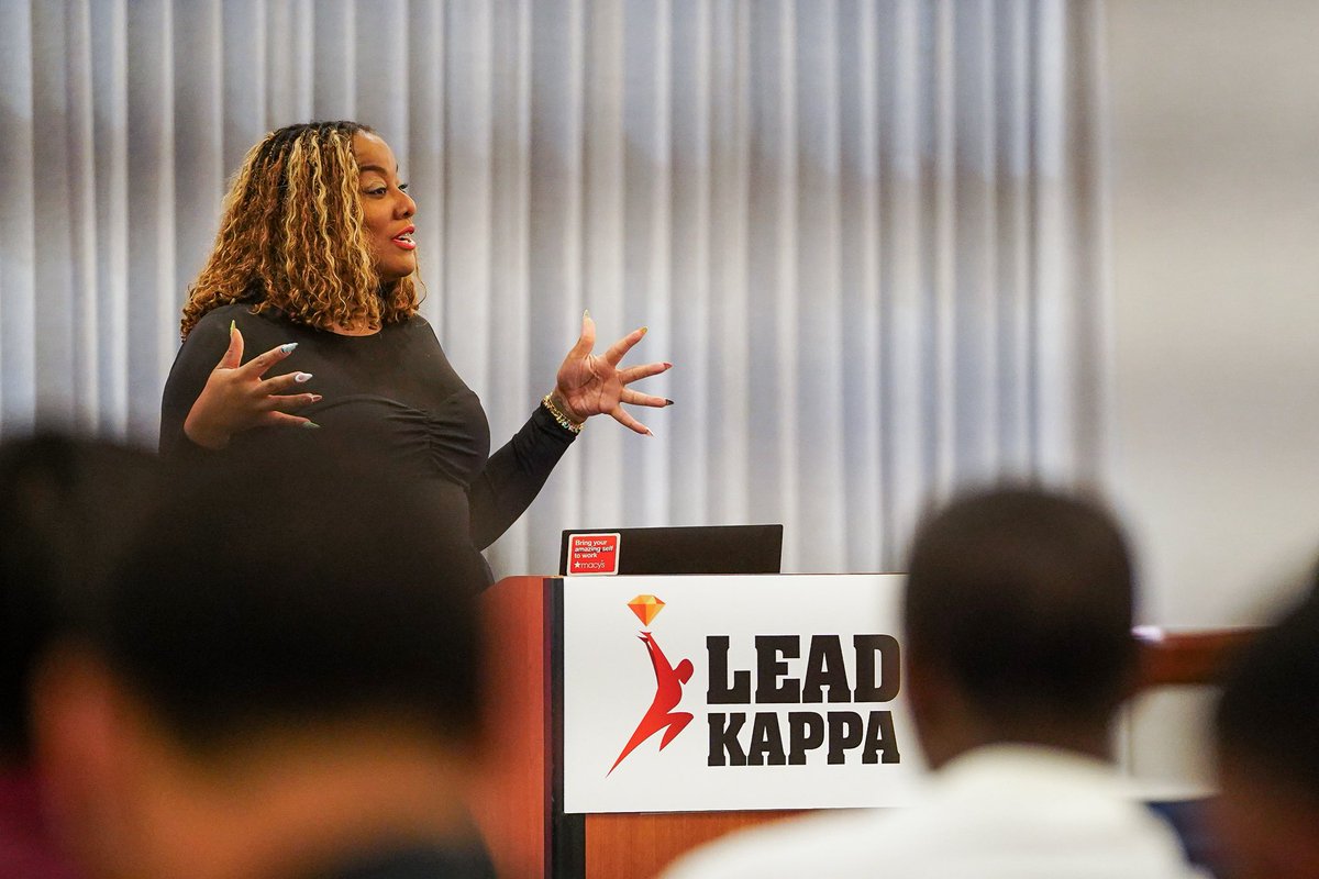 kapsi1911's tweet image. Thank you to @Macys for leading the “Suit Up for Success” workshop at #LeadKappa2025! 💼 Execs Tee Thompson & Simone Laws dropped gems on dressing for the corporate world. 👔